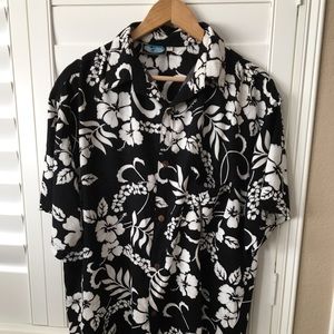 Hawaiian Aloha Shirt Blue Sky Men’s XL